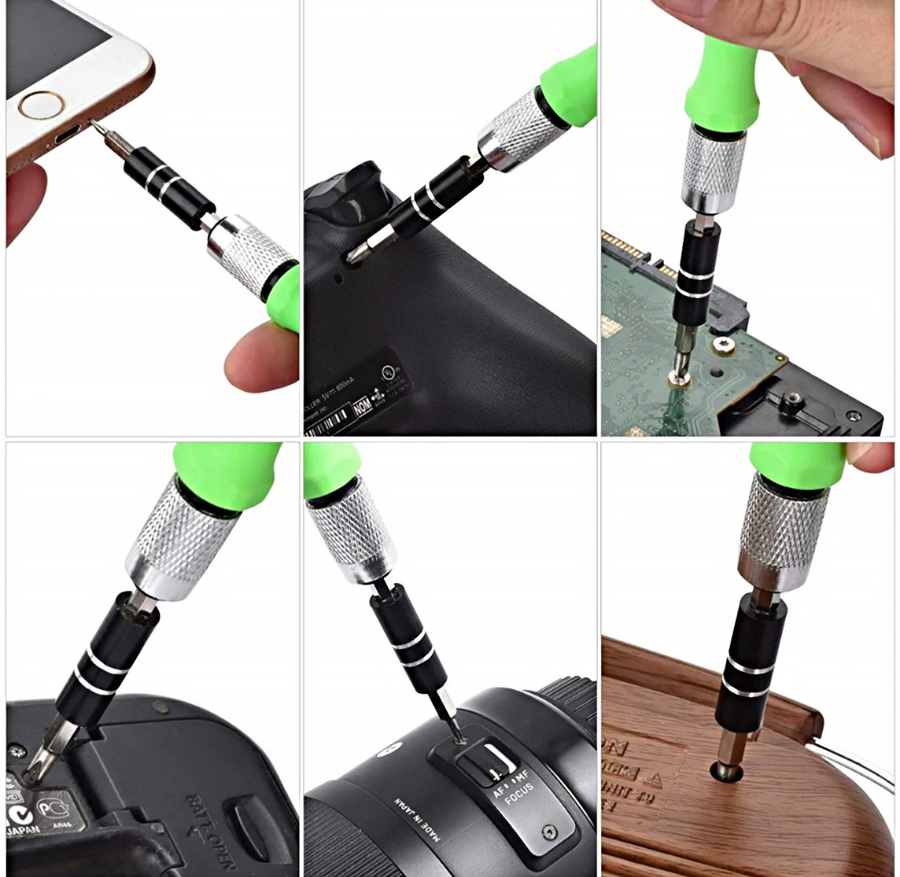 Ultimate 32-Piece Electronic Repair Tool Set with Extension Rod